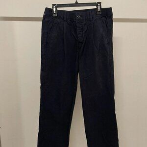 H&M Navy Relaxed‑Fit Chinos – Size M